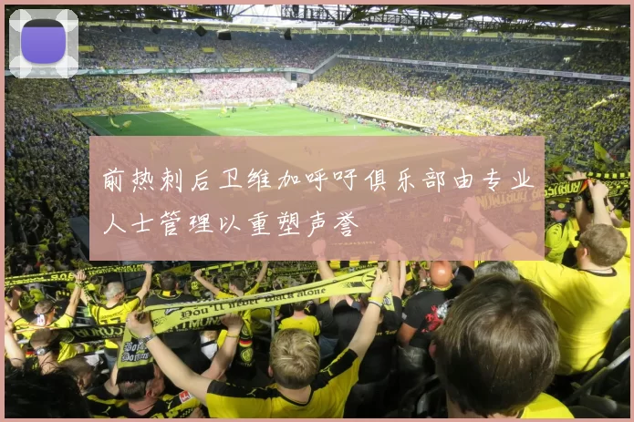 前热刺后卫维加呼吁俱乐部由专业人士管理以重塑声誉