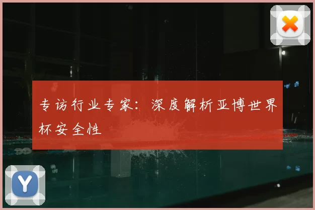 专访行业专家:深度解析亚博世界杯安全性
