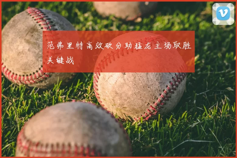 范弗里特高效砍分助猛龙主场取胜关键战