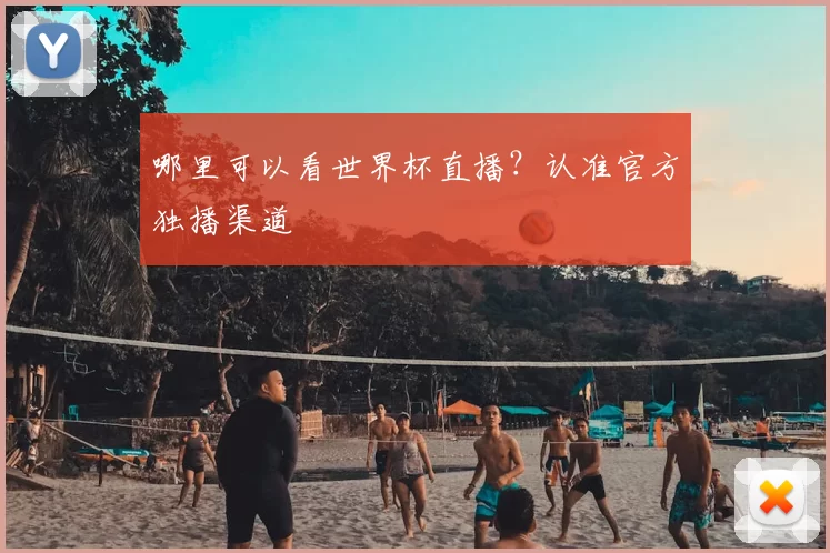 哪里可以看世界杯直播?认准官方独播渠道